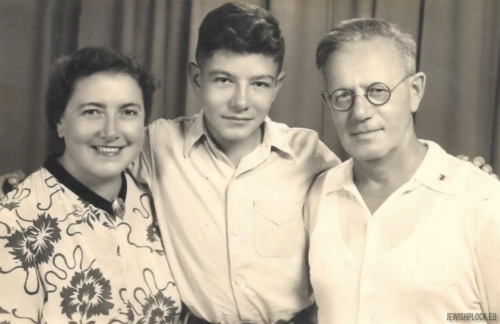 Mira together with her husband Matias and son Grzegorz Janusz (Zvi) (from the private collection of Zvi Mariański)